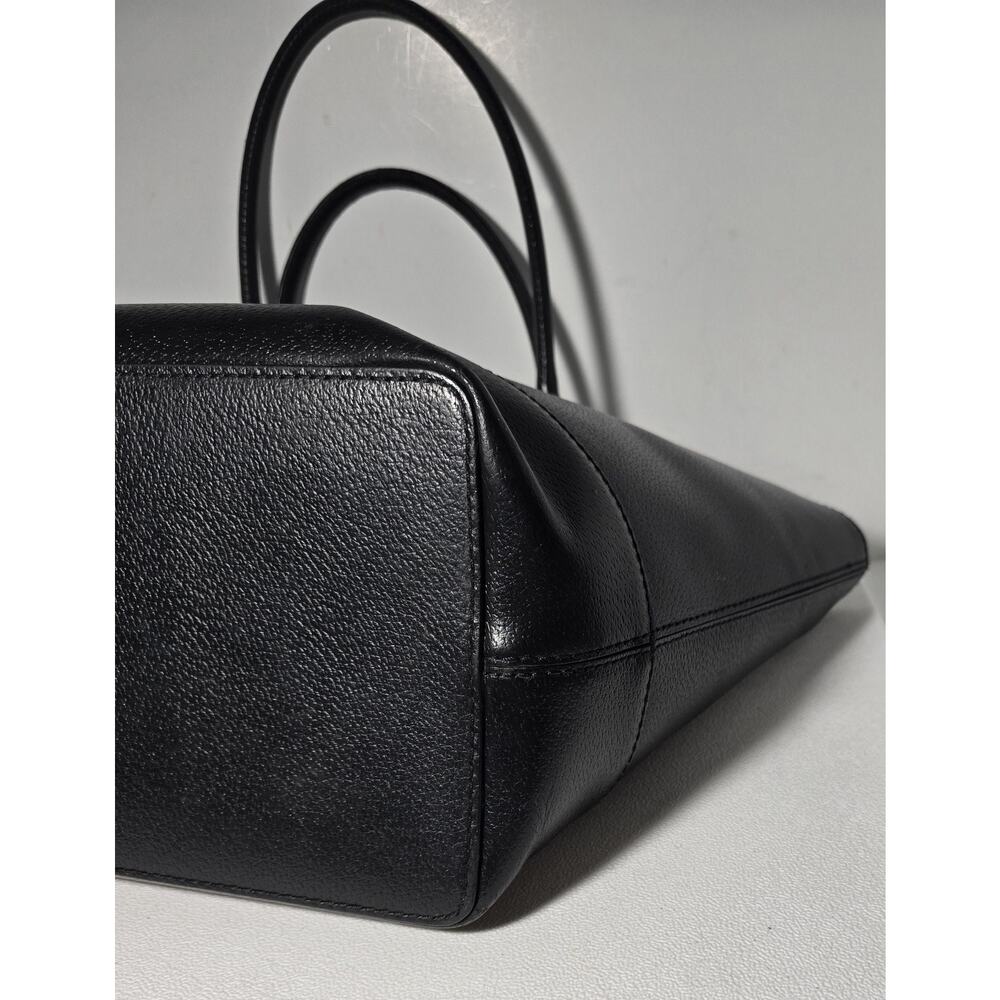 Kate Spade New York X-large Tote Bag Black Cross Grain Leather - Picture 10 of 16